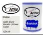 Preview: Dodge, Satin Silver Metallic (Wheel Color), XZA-W: 500ml Lackdose, von ATW Autoteile West.